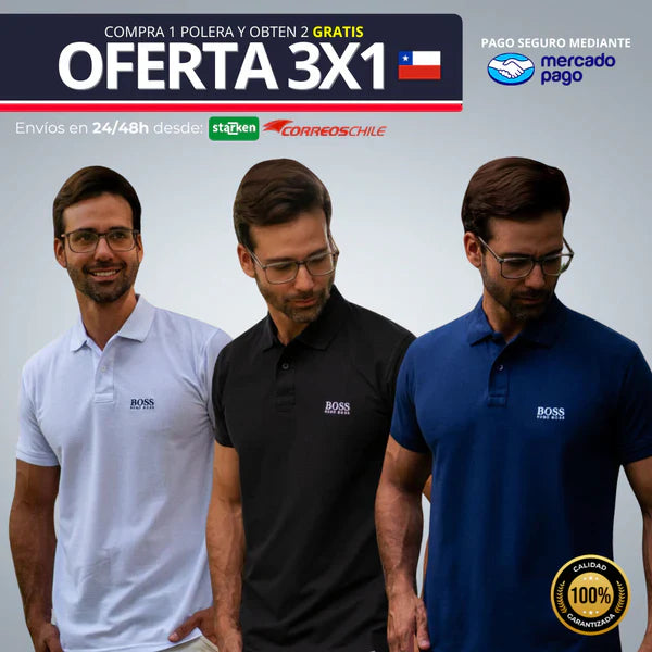 Pack Poleras HB 3x1