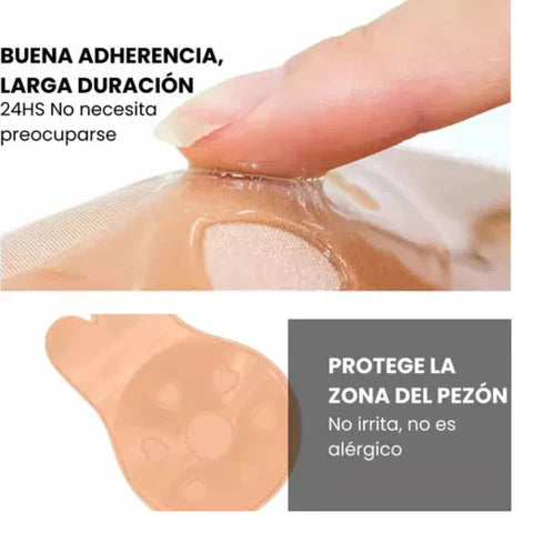 Tapa Pezón y Levanta: Sin Costuras, Reutilizable e Impermeable!