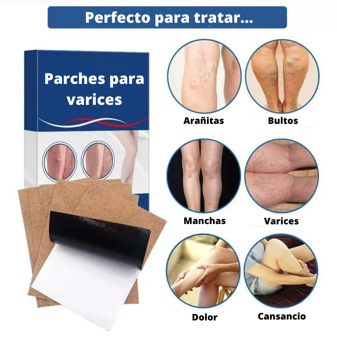 Varipro™ -  Parche para Varices ( PACK 10 UNIDADES ) 🎁ESPECIAL ULTIMO DIA  2x1🎁