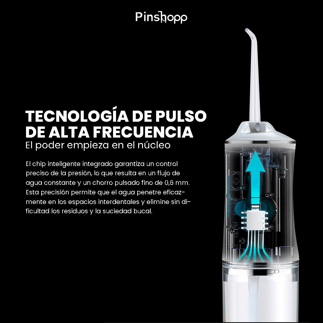 Irrigador Oral Limpiador de Dientes Recargable + Sorpresa Gratis