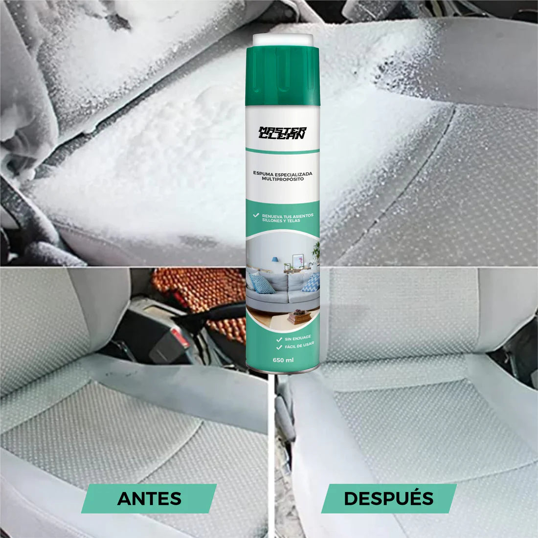 Espuma Especializada De Limpieza Multipropósito - MasterClean - SOLO POR HOY 2X1