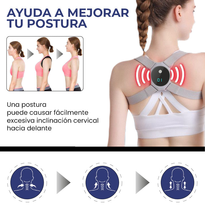 Oveallgo™ ULTRA Dispositivo de Corrección Postural con EMS y Sensor de Ángulo