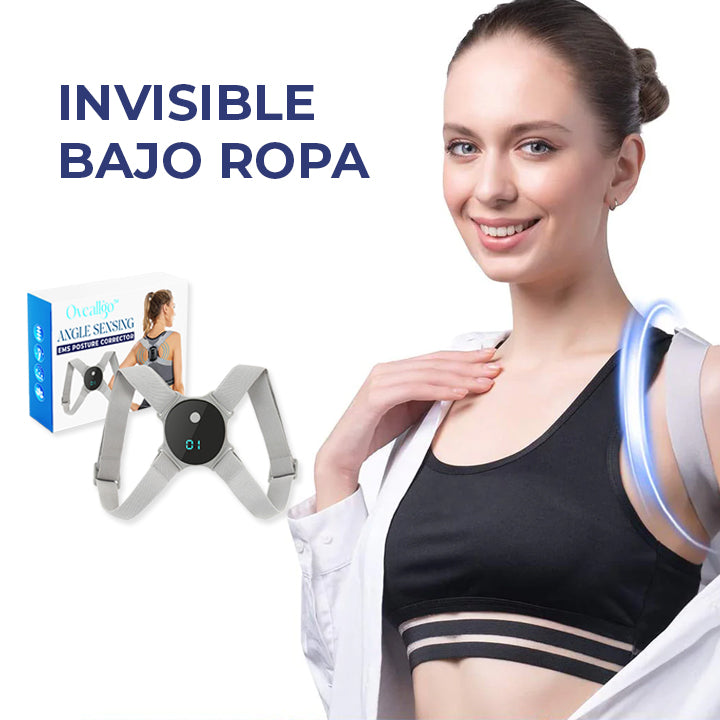 Oveallgo™ ULTRA Dispositivo de Corrección Postural con EMS y Sensor de Ángulo