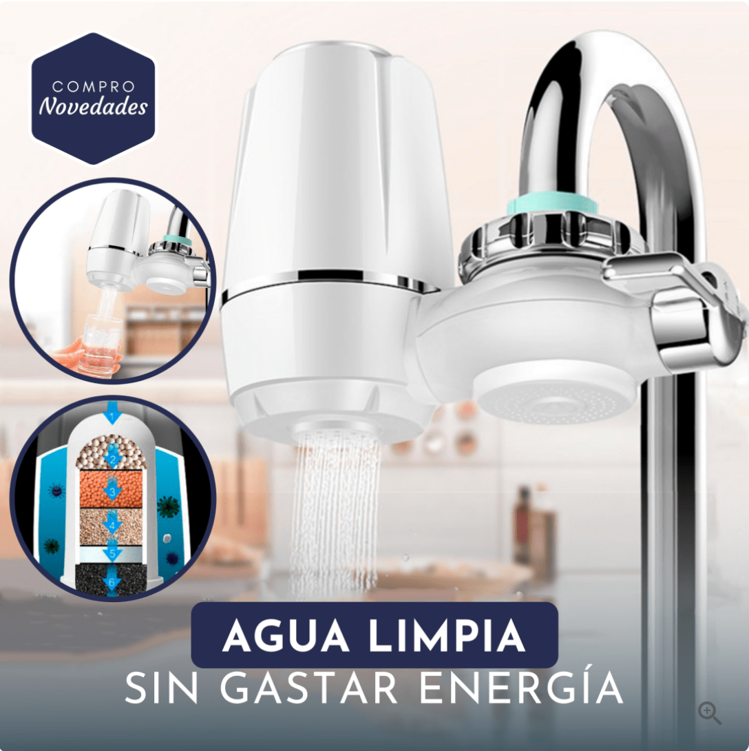 Purificador de Agua® 99.9% Agua más Limpia