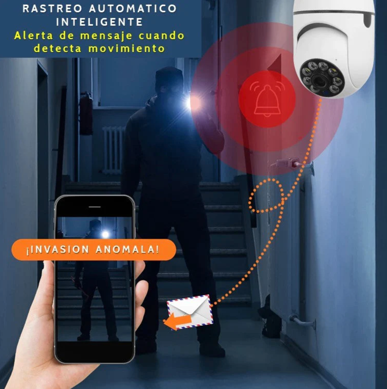 Spycam ™ | Cámara Wifi Tipo Ampolleta