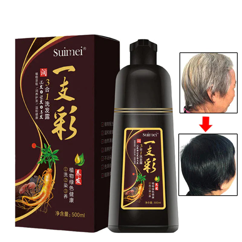 Shampoo Tinte Instantaneo Cubre Canas Natural Jengibre 500ml 🔥¡PROMOCIÓN!🔥