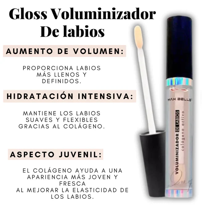 Super Volum - Brillo Voluminizador de Labios con Colágeno