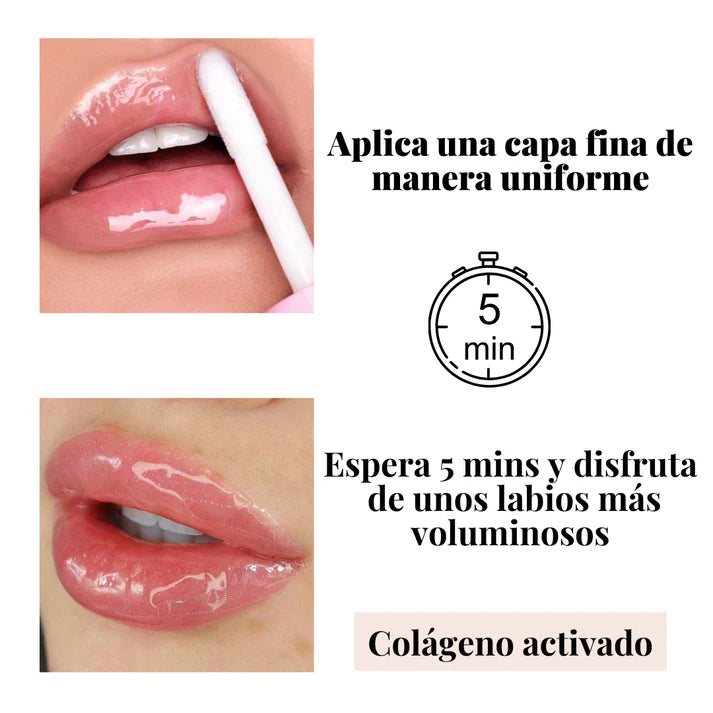 Super Volum - Brillo Voluminizador de Labios con Colágeno